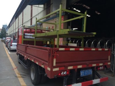 國外客戶定制覆膜機(jī)裝車發(fā)貨！